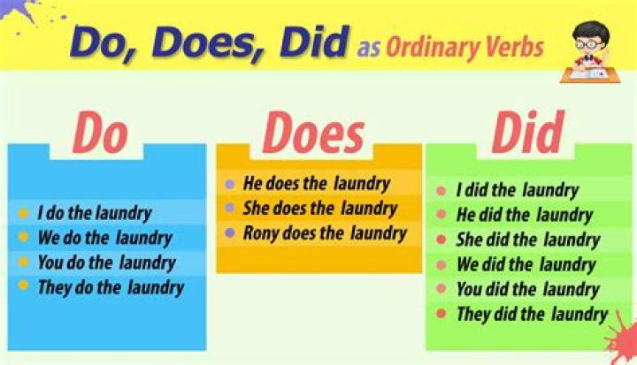Does verb do?