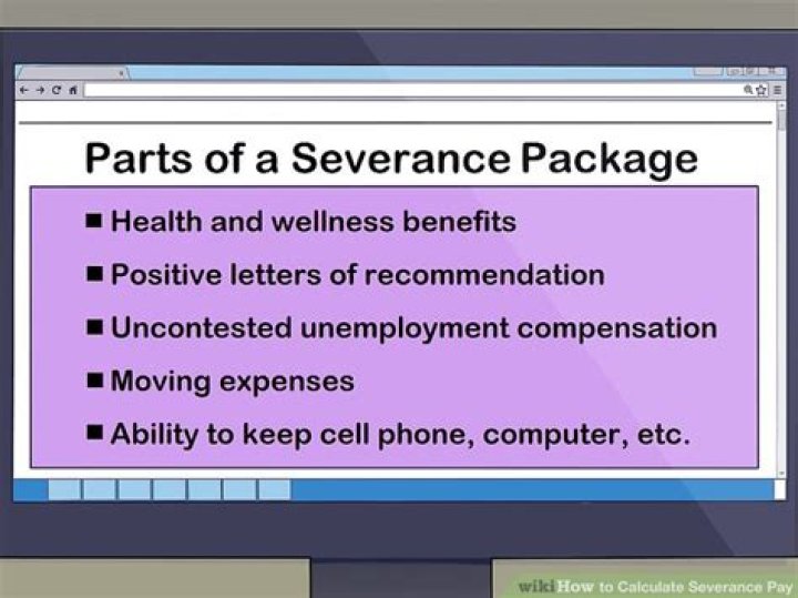 How are severance packages usually calculated?