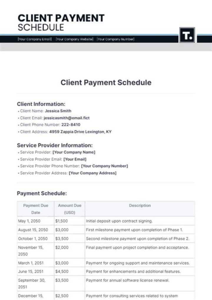 How can client pay for services?