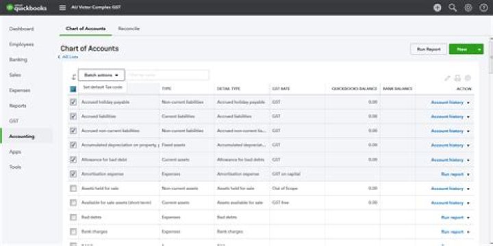 How do I batch edit in QuickBooks online?