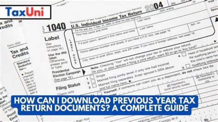 How do I find my last tax return?