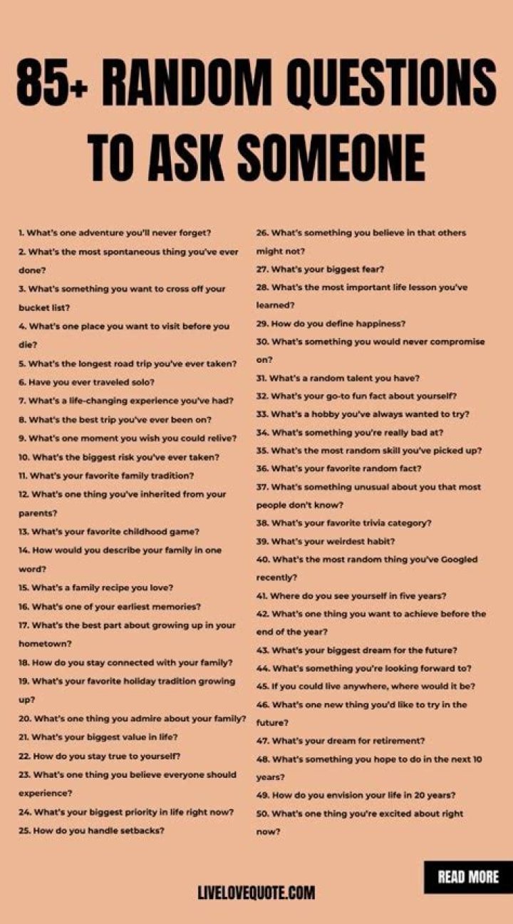 What are some genuine questions to ask?