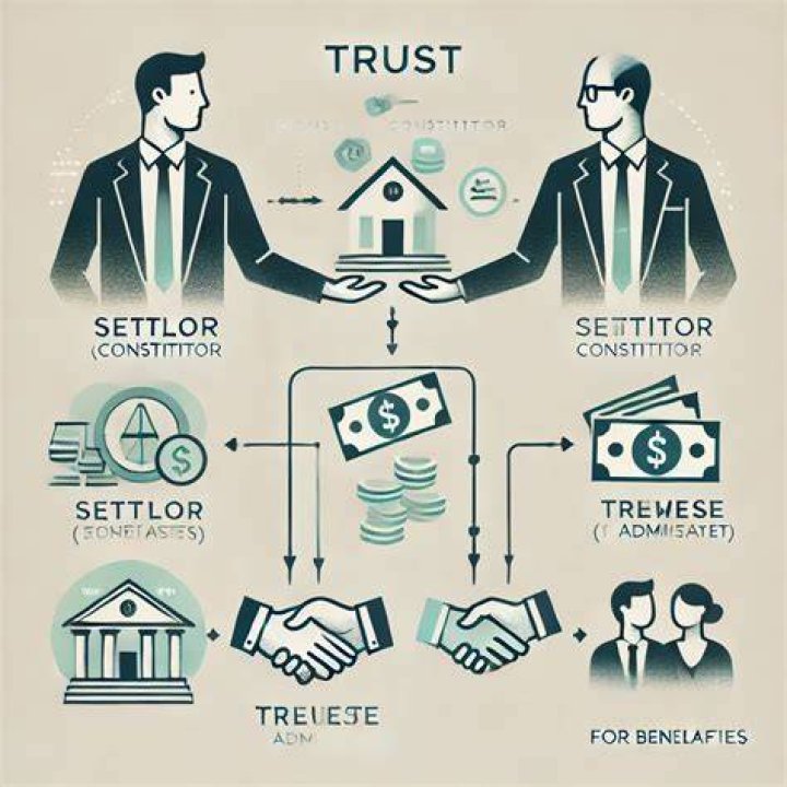 What is the difference between estates and trusts?