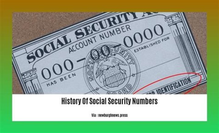 When did Social Security numbers change?