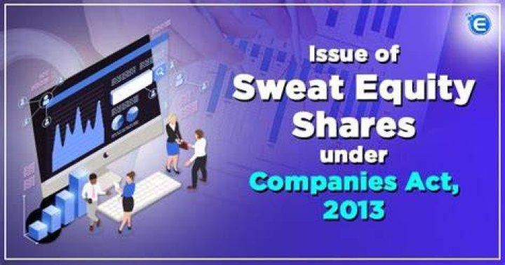 Who are issued sweat equity shares?